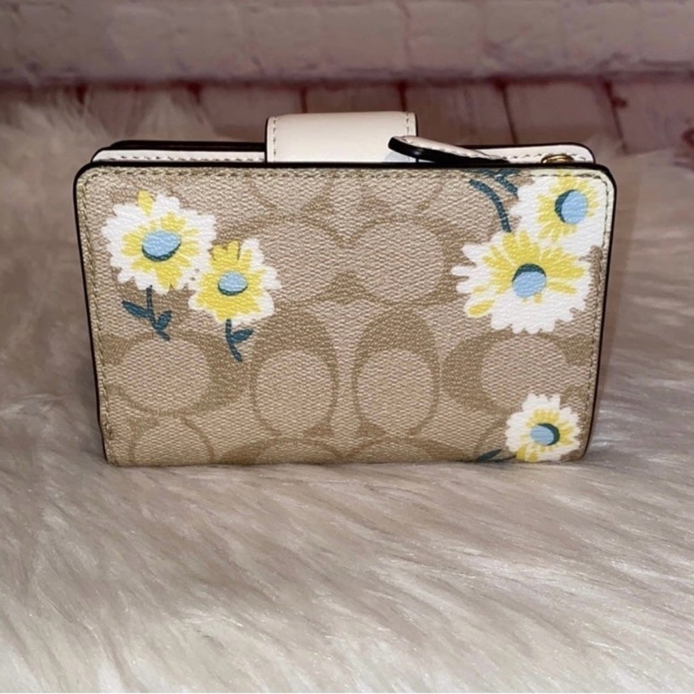 Coach Daisy/Signature Print ROWAN Satchel/Wallet 2pc Set - Picture 11 of 11